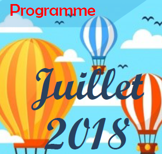 Programme vacances de juillet