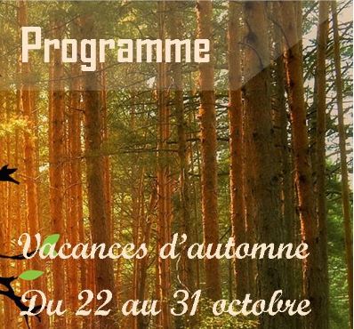 Programme Vacances de la Toussaint