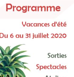 Programme des vacances de juillet