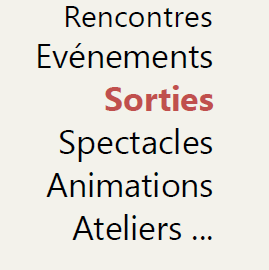 Programmation octobre novembre et décembre