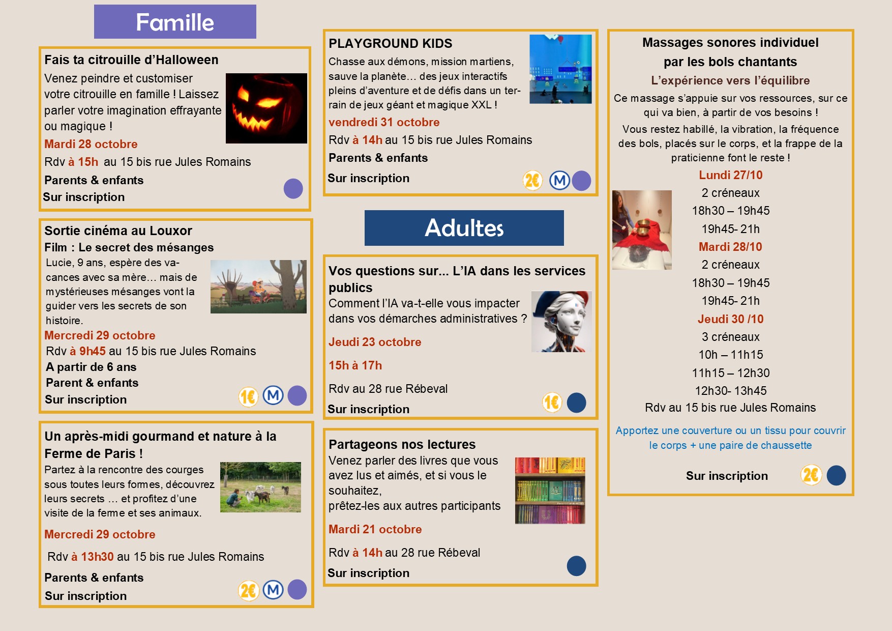 pg vacances oct 3